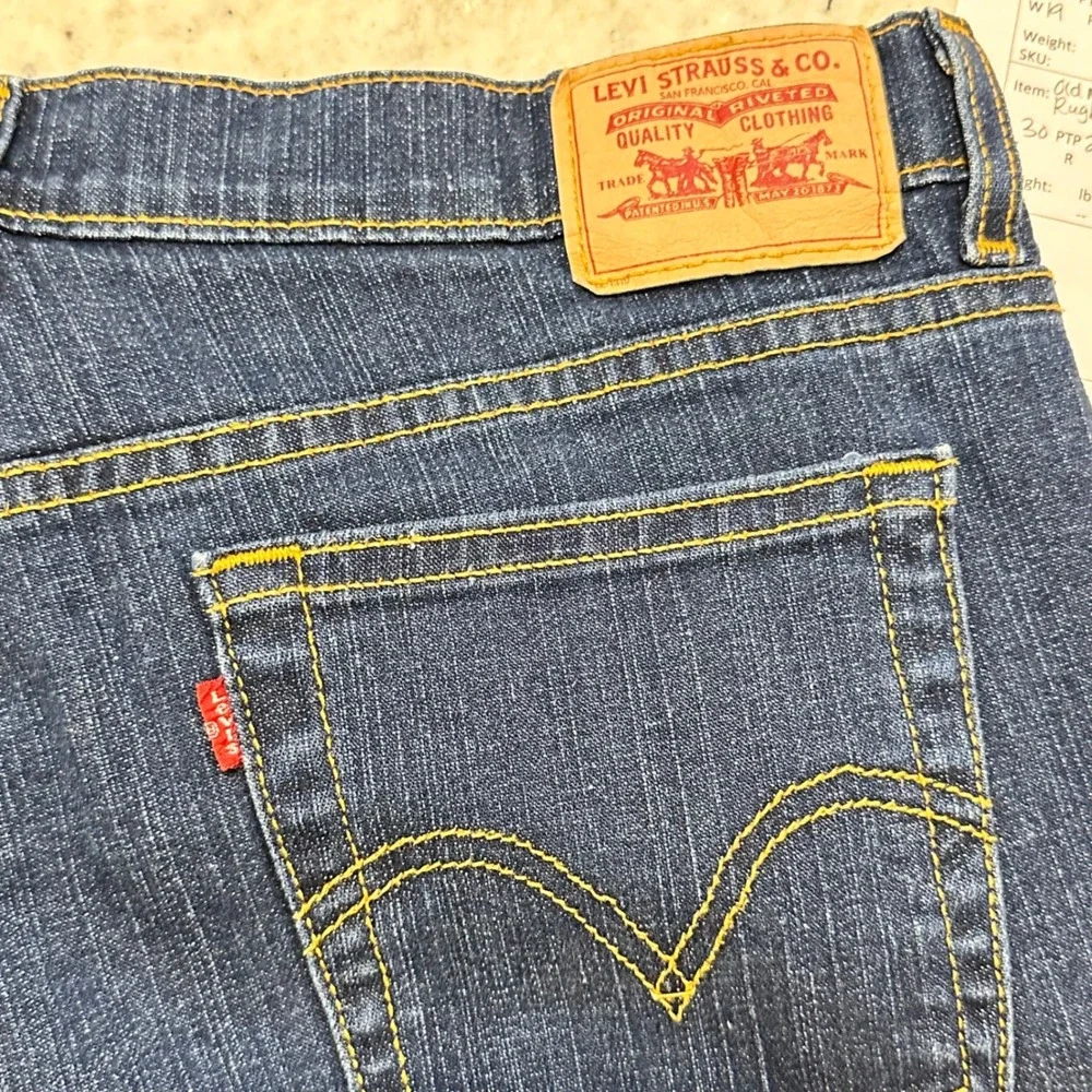 Levis 515 Bootcut Jeans Womens 8S Dark Wash Blue‎ Stretch Denim Classic